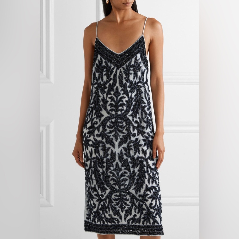 NEW BEAUT GANNI BEADED DRESS